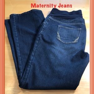 Oh Baby by Motherhood Stretch Jeans W/Band